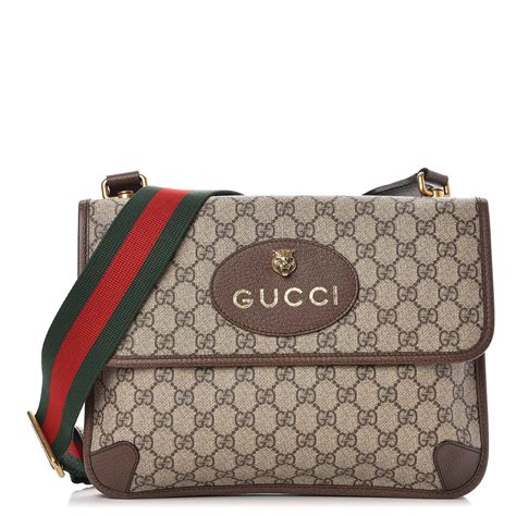 gucci gg monogram backpack|gucci monogram messenger bag.